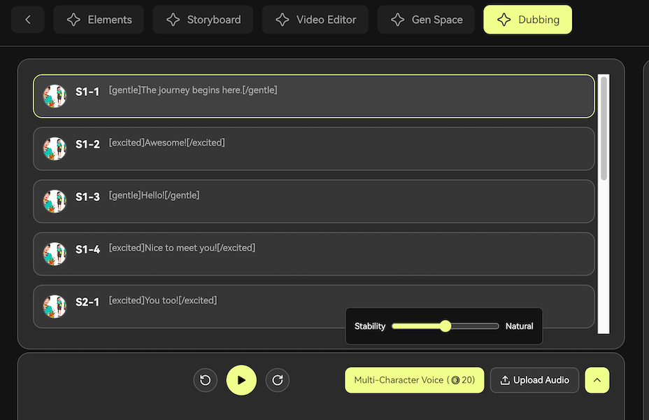 Voice Parameters